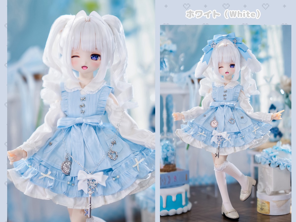 (4月通販会) 【8-9inch 造形ウィッグ】「インテーク縦ロールツインテール」