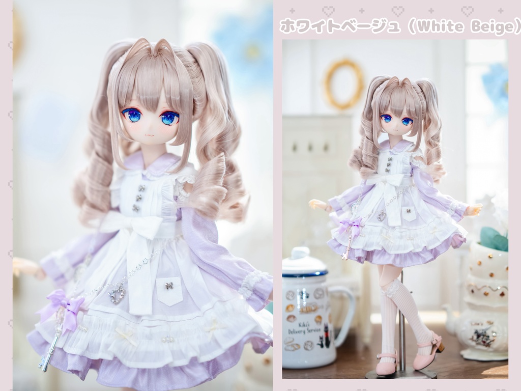 (4月通販会) 【8-9inch 造形ウィッグ】「インテーク縦ロールツインテール」