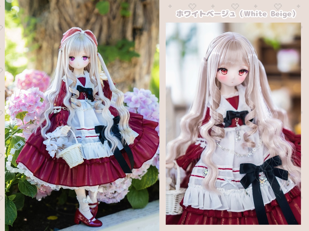 *受注*(7月通販会)【8-9inch 造形ウィッグ】「お嬢様風ツーサイドアップ」