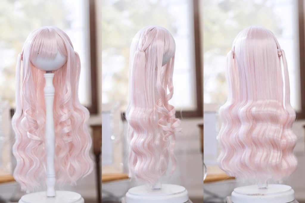 *受注*(7月通販会)【8-9inch 造形ウィッグ】「お嬢様風ツーサイドアップ」