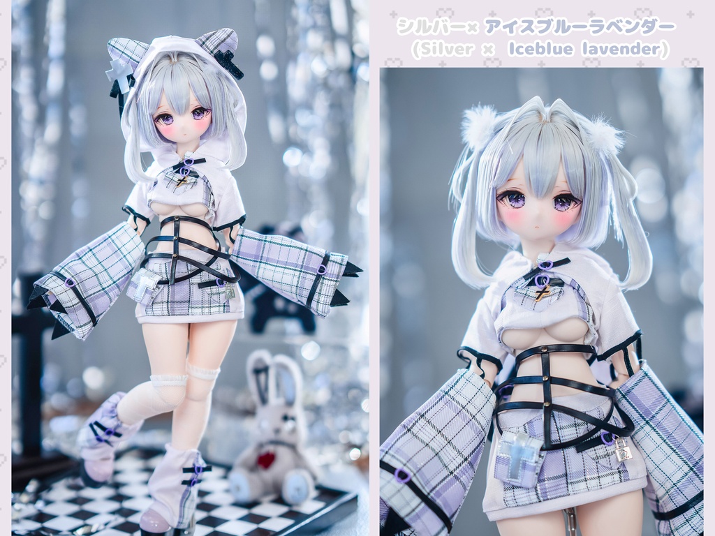 *受注*(7月通販会)【8-9inch 造形ウィッグ】「ちび妹ツーサイドアップ」