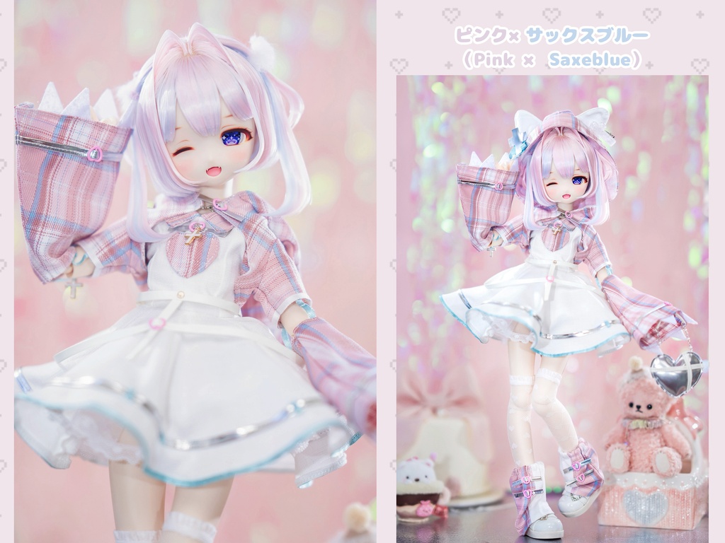 *受注*(7月通販会)【8-9inch 造形ウィッグ】「ちび妹ツーサイドアップ」