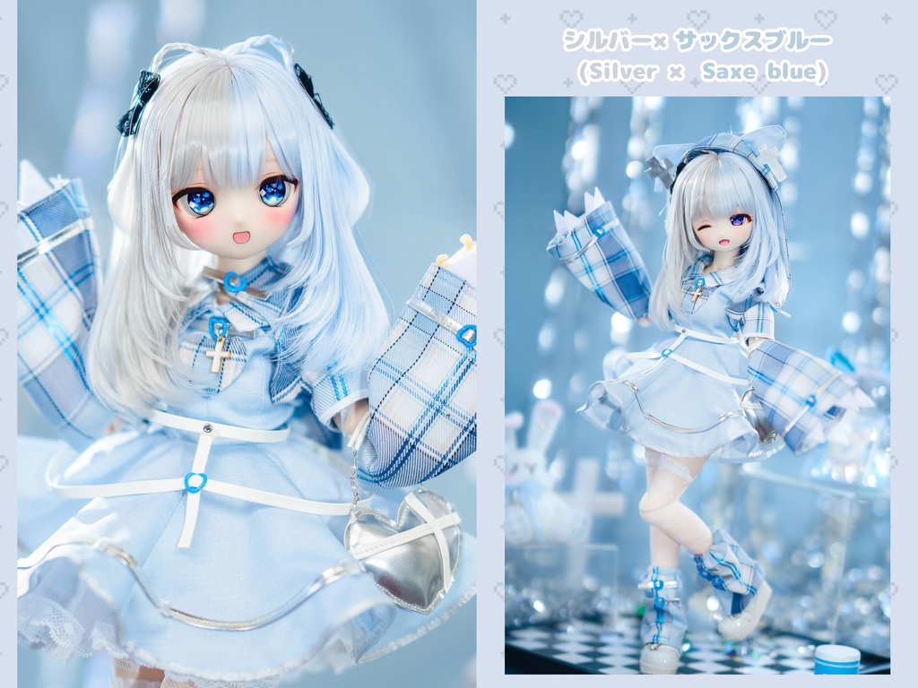 *受注*(7月通販会)【8-9inch 造形ウィッグ】「ツートーンねこみみセミロング」