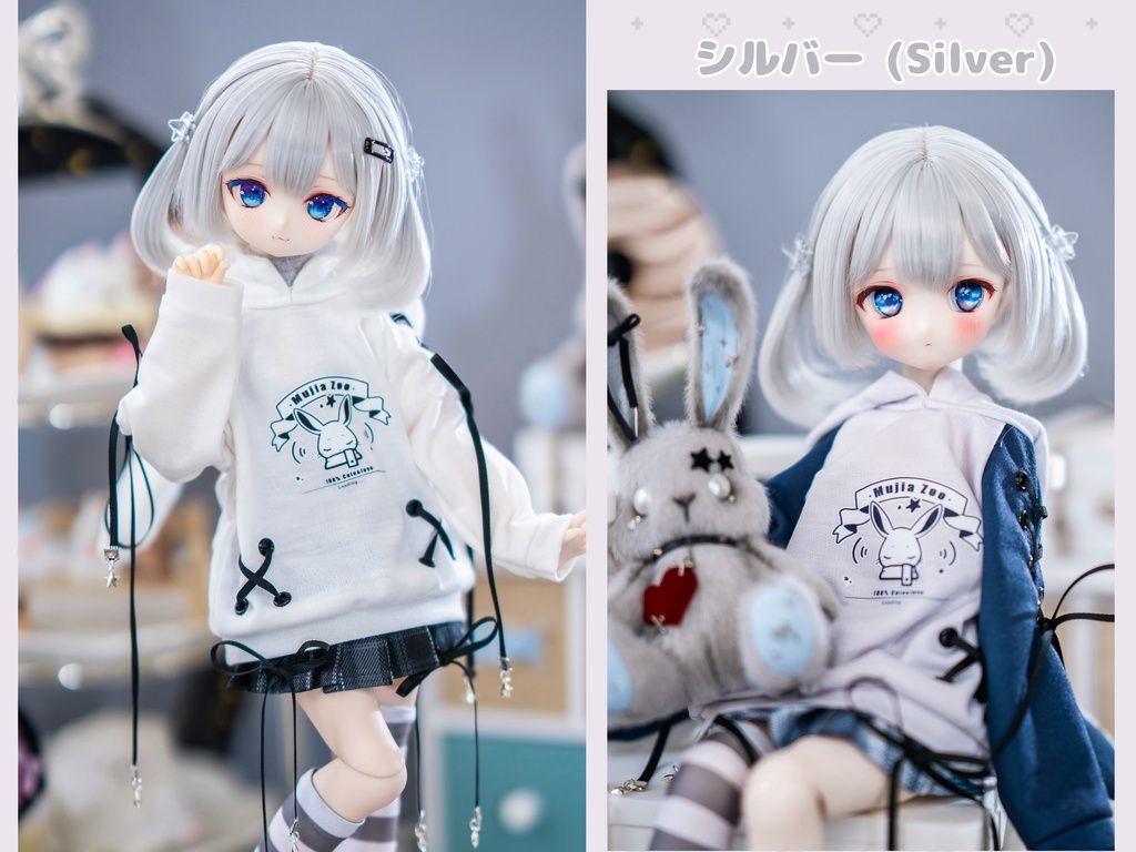 *受注*(9月通販会)【8-9inch 造形ウィッグ】「ゆるゆるツーサイドアップ」