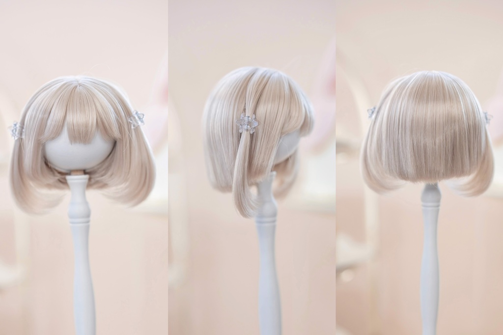 *受注*(9月通販会)【8-9inch 造形ウィッグ】「ゆるゆるツーサイドアップ」