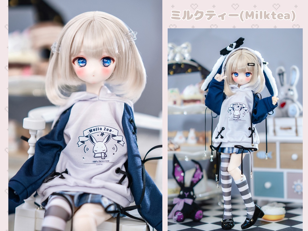*受注*(9月通販会)【8-9inch 造形ウィッグ】「ゆるゆるツーサイドアップ」