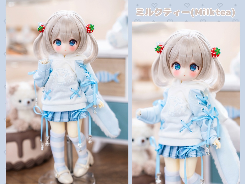 (9月通販会)【7-8inch 造形ウィッグ】「ゆるゆるツーサイドアップ」