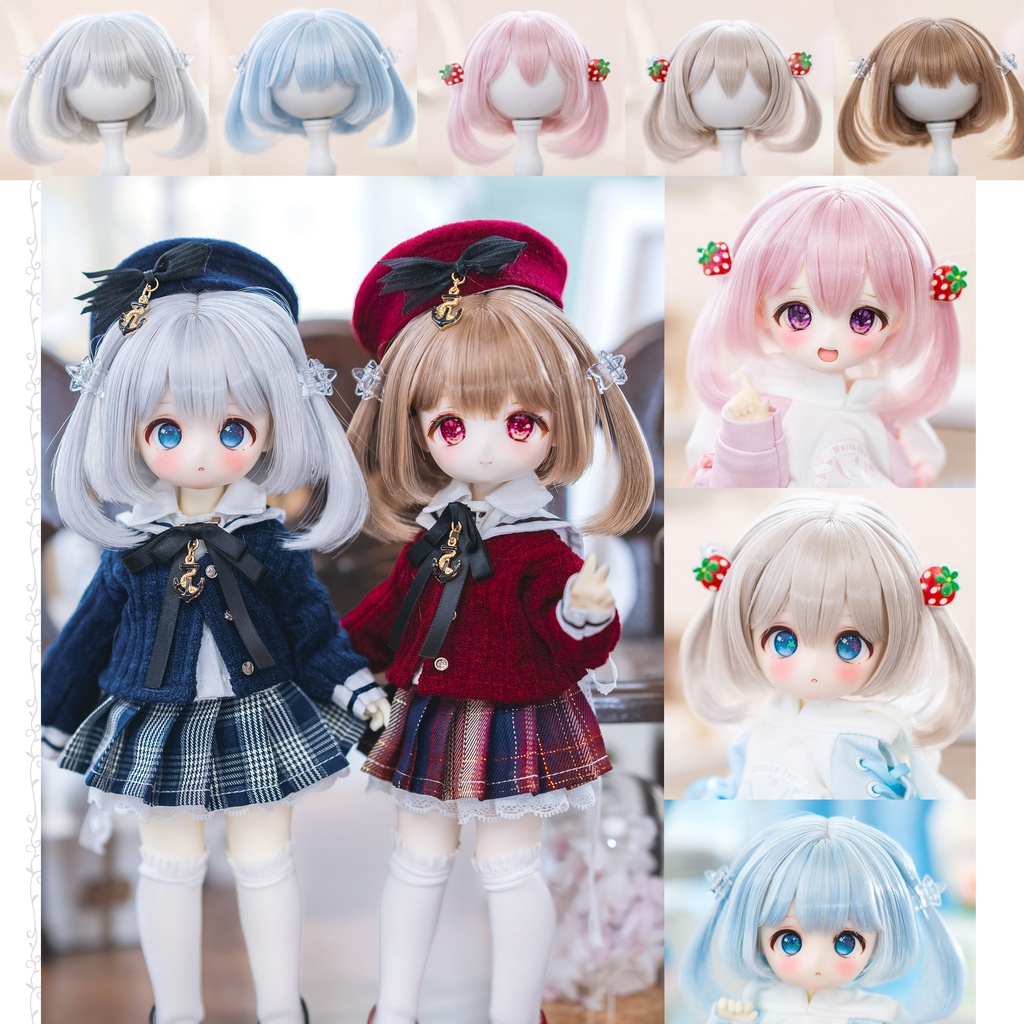 （9月通販会）【7-8inch 造形ウィッグ】「ゆるゆるツーサイドアップ」