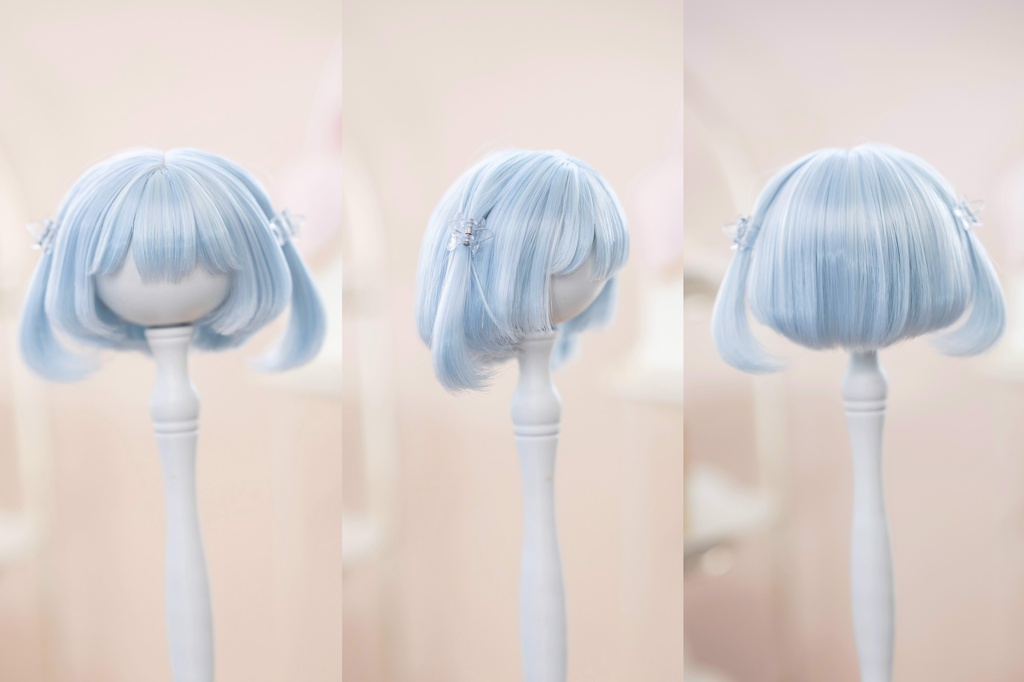 (9月通販会)【7-8inch 造形ウィッグ】「ゆるゆるツーサイドアップ」