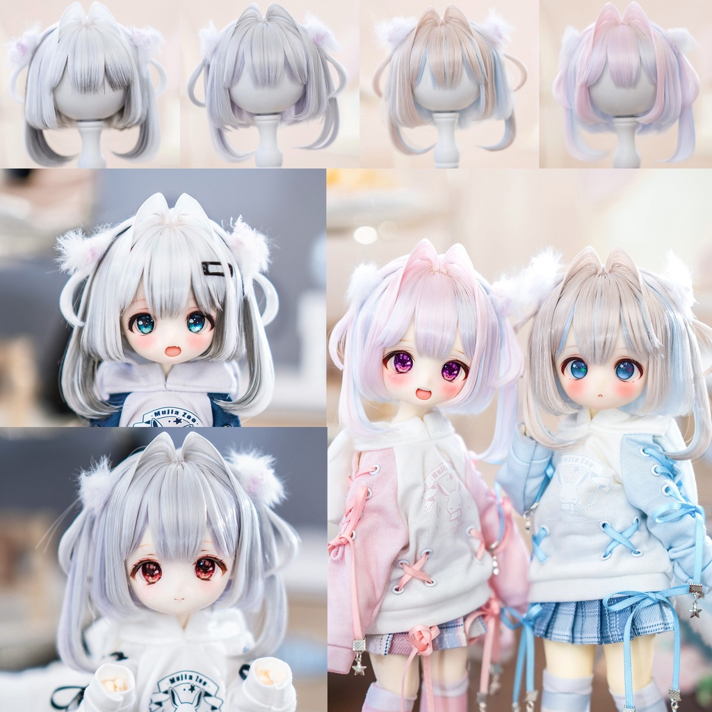 （9月通販会）【 7-8inch 造形ウィッグ】「ちび妹ツーサイドアップ」