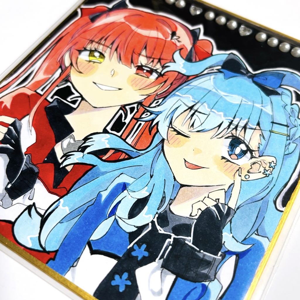 【C106/ホロクル10th】宝鐘マリン Kobo Kanaeru 一点物小色紙