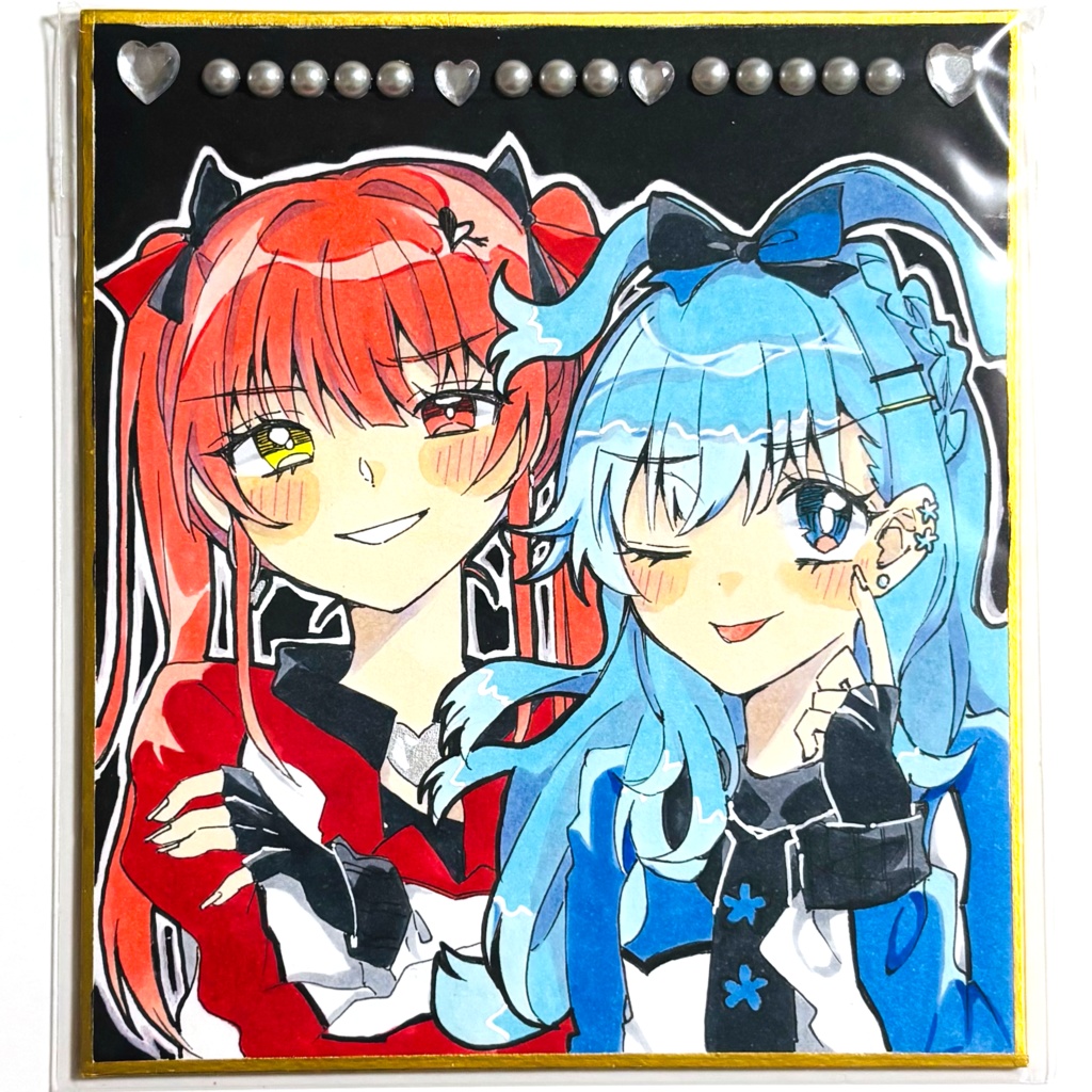 【C106/ホロクル10th】宝鐘マリン Kobo Kanaeru 一点物小色紙