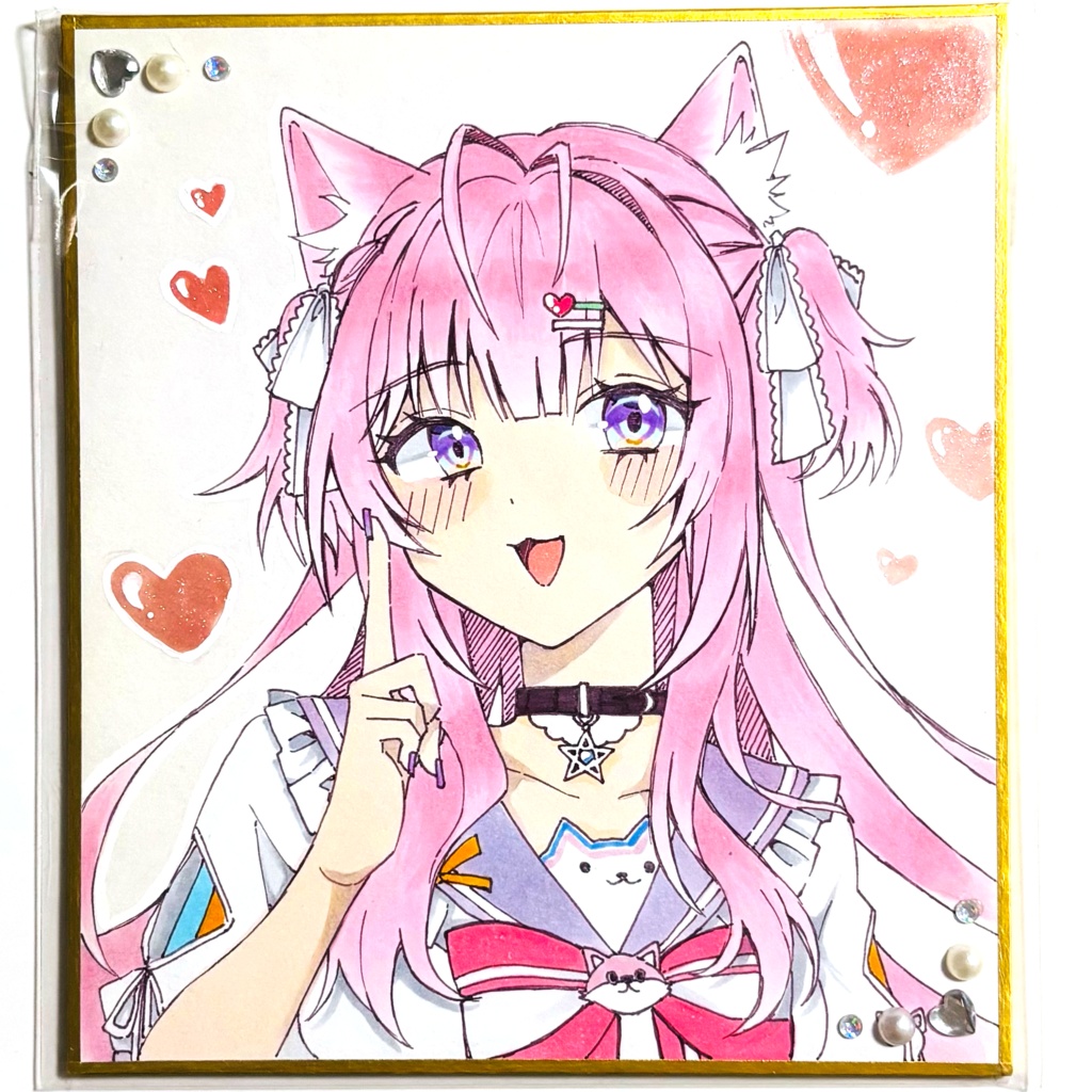 【C106/ホロクル10th】博衣こより 一点物小色紙