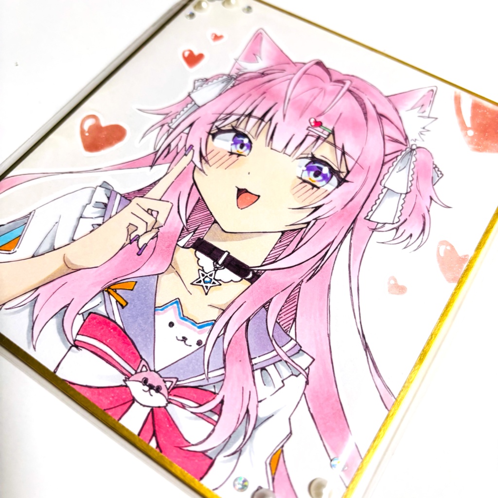 【C106/ホロクル10th】博衣こより 一点物小色紙