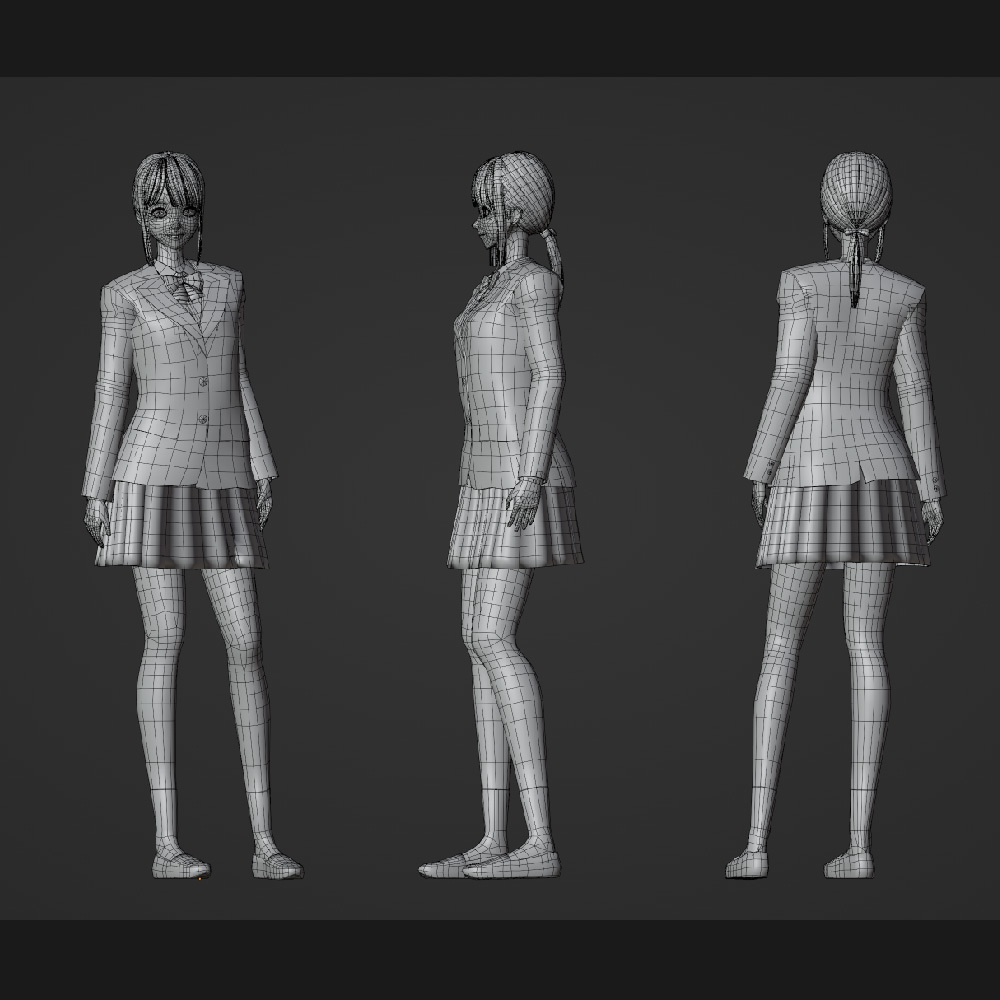 教室にいる、とある女の子。