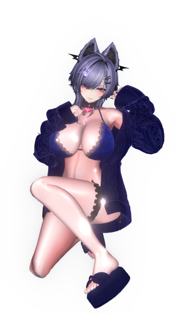 【無料】VRC想定 お姉さんに使いやすいポーズ3種【ChouettePose】