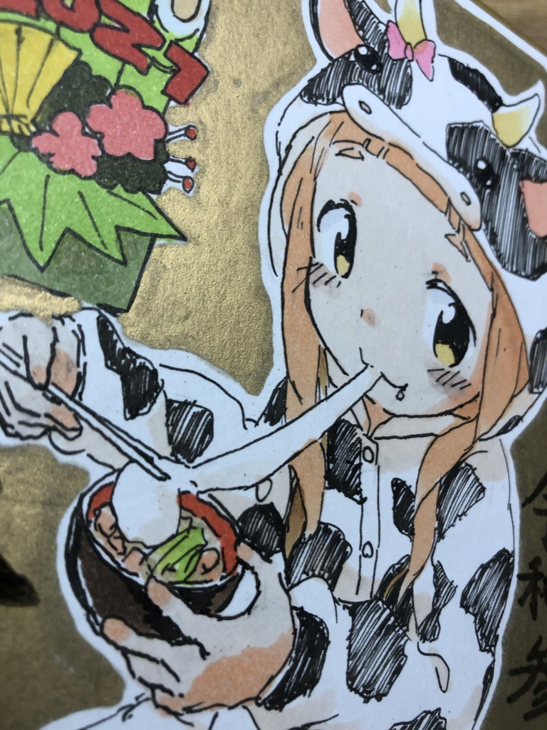 市原仁奈 直筆色紙(小)