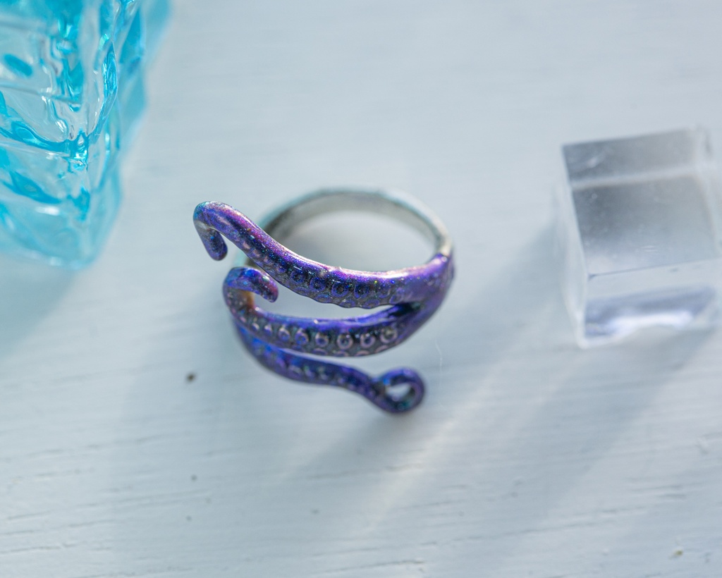 ツイステ オクタヴィネル寮 アズール リーチ兄弟 イメージリング(夜行タイプ。チャームなし)