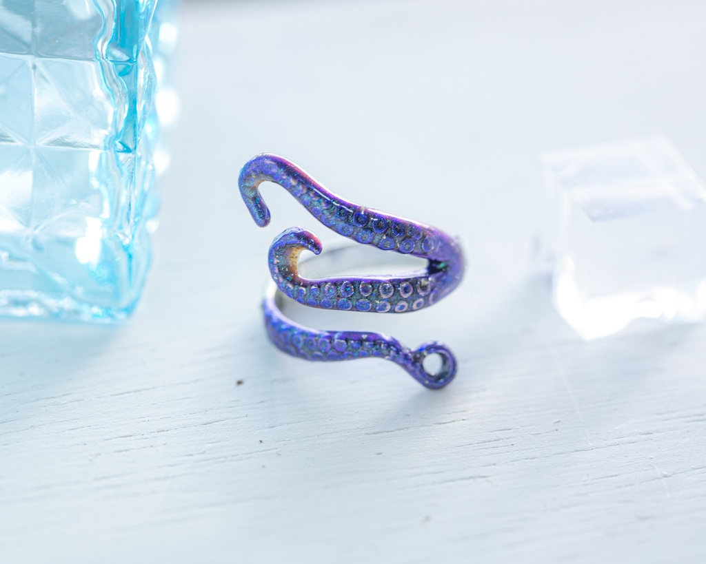 ツイステ オクタヴィネル寮 アズール リーチ兄弟 イメージリング(夜行タイプ。チャームなし)