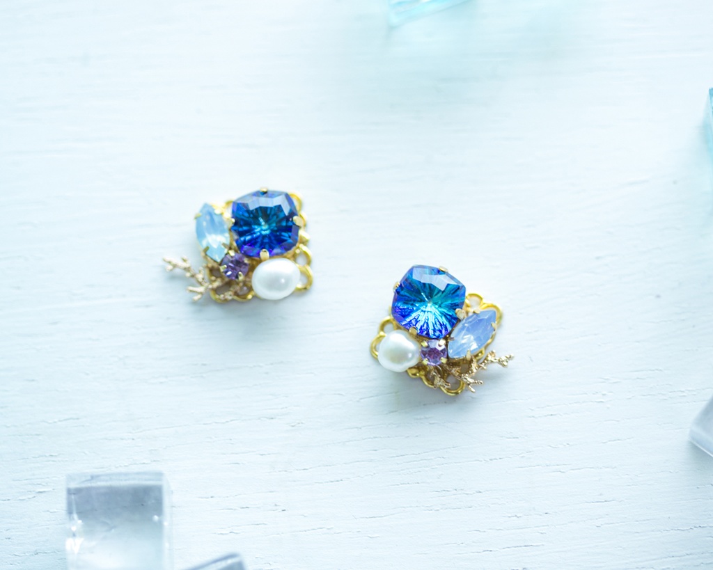 ツイステ アズール イメージ耳飾り 03