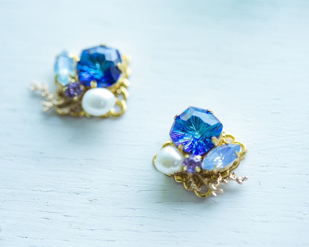 ツイステ アズール イメージ耳飾り 03