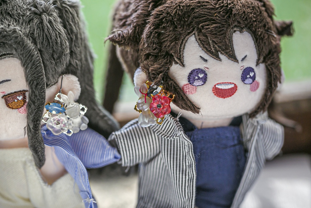 MDZS 忘羨イメージ の兎の耳飾り