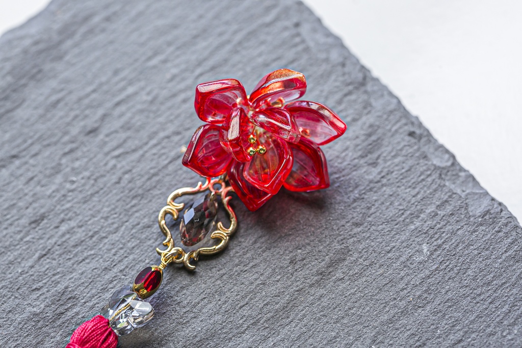 MDZS 忘羨イメージ 蓮 木蓮 の片耳用耳飾り