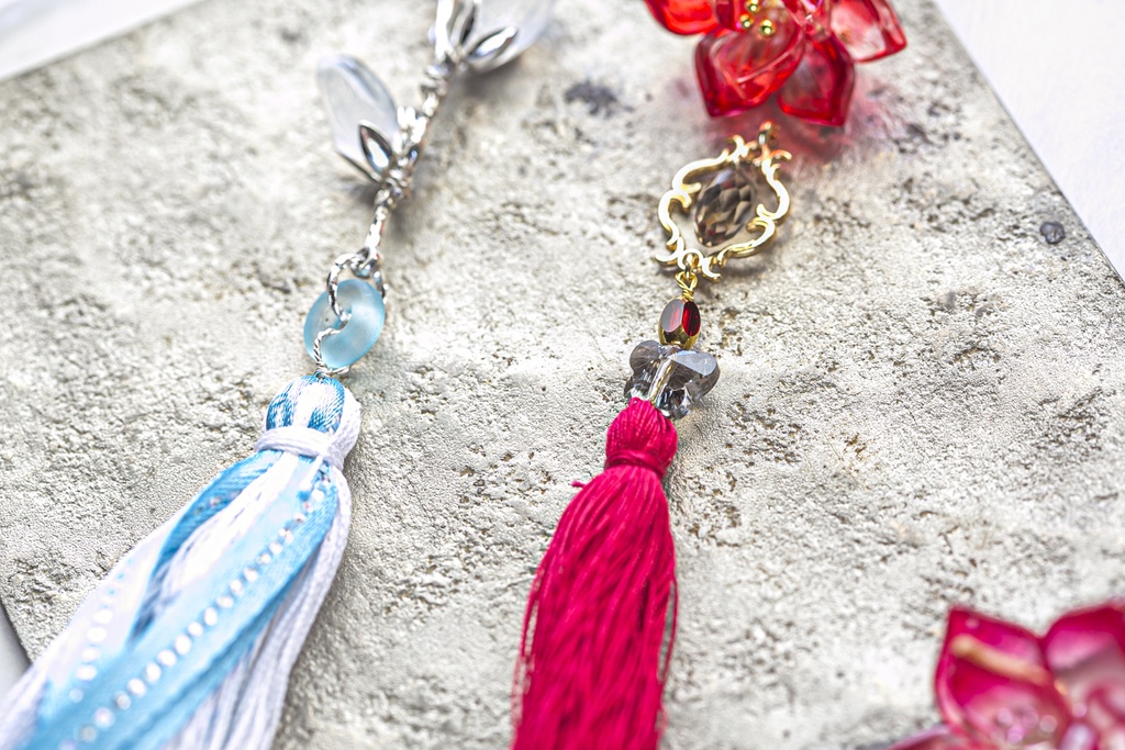 MDZS 忘羨イメージ 蓮 木蓮 の片耳用耳飾り