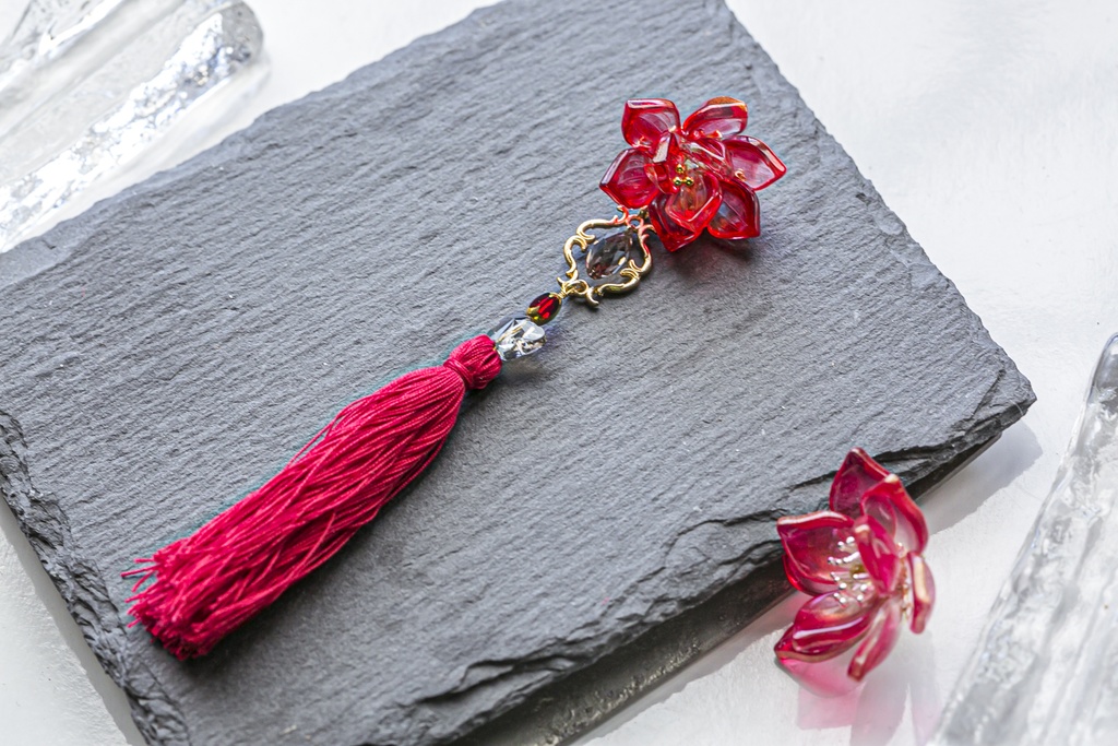 MDZS 忘羨イメージ 蓮 木蓮 の片耳用耳飾り