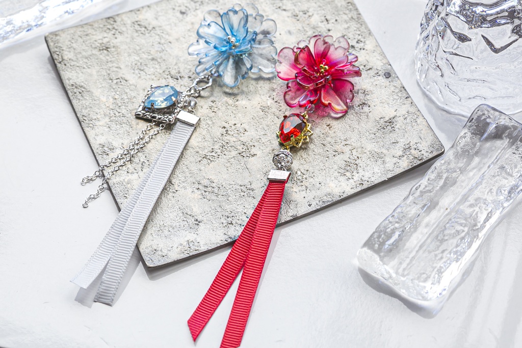 MDZS 魏嬰 藍湛 江澄 イメージ片耳用耳飾り