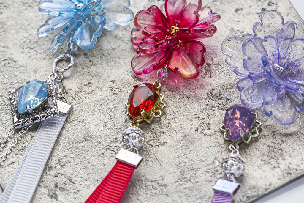 MDZS 魏嬰 藍湛 江澄 イメージ片耳用耳飾り