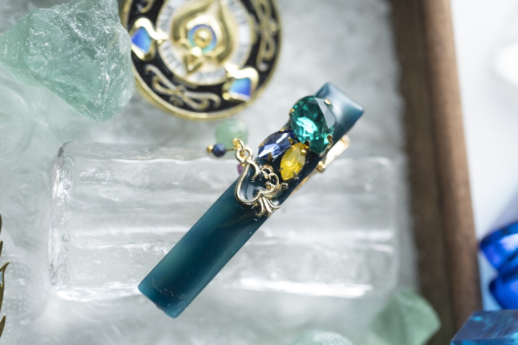 崩壊スターレイル　アベンチュリン　イメージ　ヘアクリップ