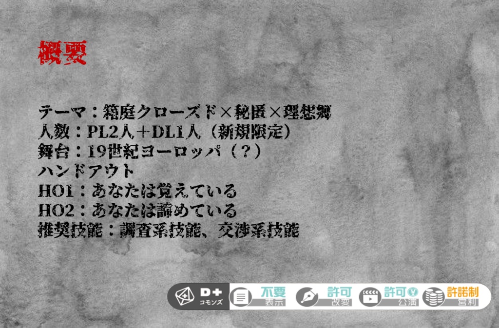 【エモクロアTRPG】楽園鮮脳