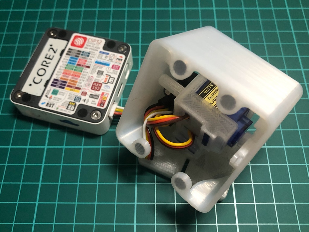 スタックチャン マグネット吸着版ケースセット(Core2専用版)