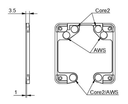 スタックチャン マグネット吸着アダプタ☆Ver.1.0専用(Core2/AWS兼用版)