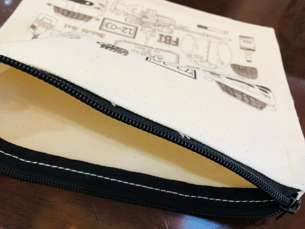 名探偵コナン 赤安 キャンバスフラットポーチ