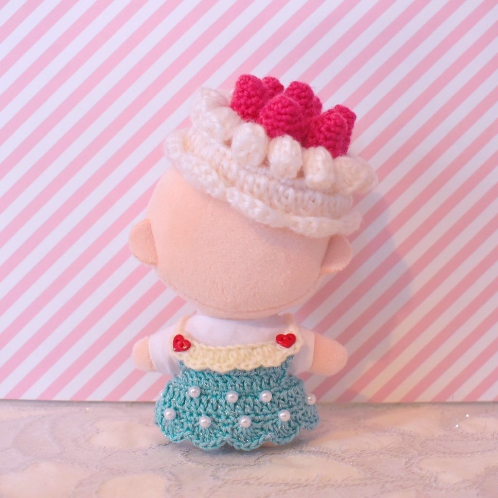 10〜12cmぬい【クリームソーダワンピース】