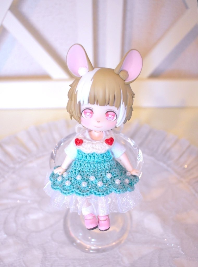 ドール用【クリームソーダドレス】