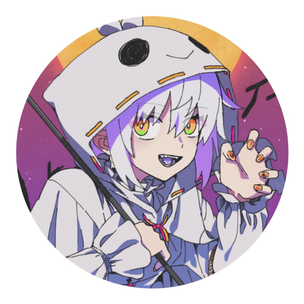 マスキングテープ ぽこおばけ【四ツ辻ユキノ】