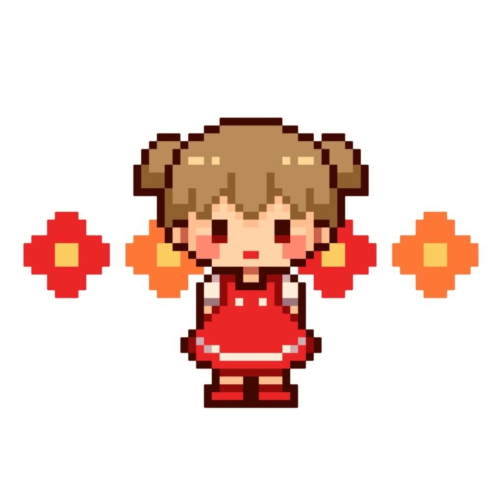 お花と女の子スウェット