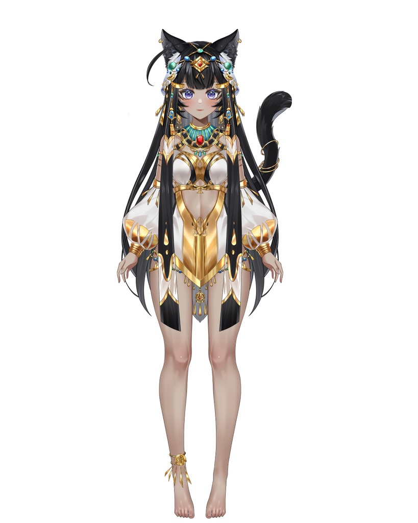 【汎用モデル】猫耳少女 Live2Dモデル VTubeStudio対応 / 商用利用可 Premade Vtuber Avatar Cat Girl