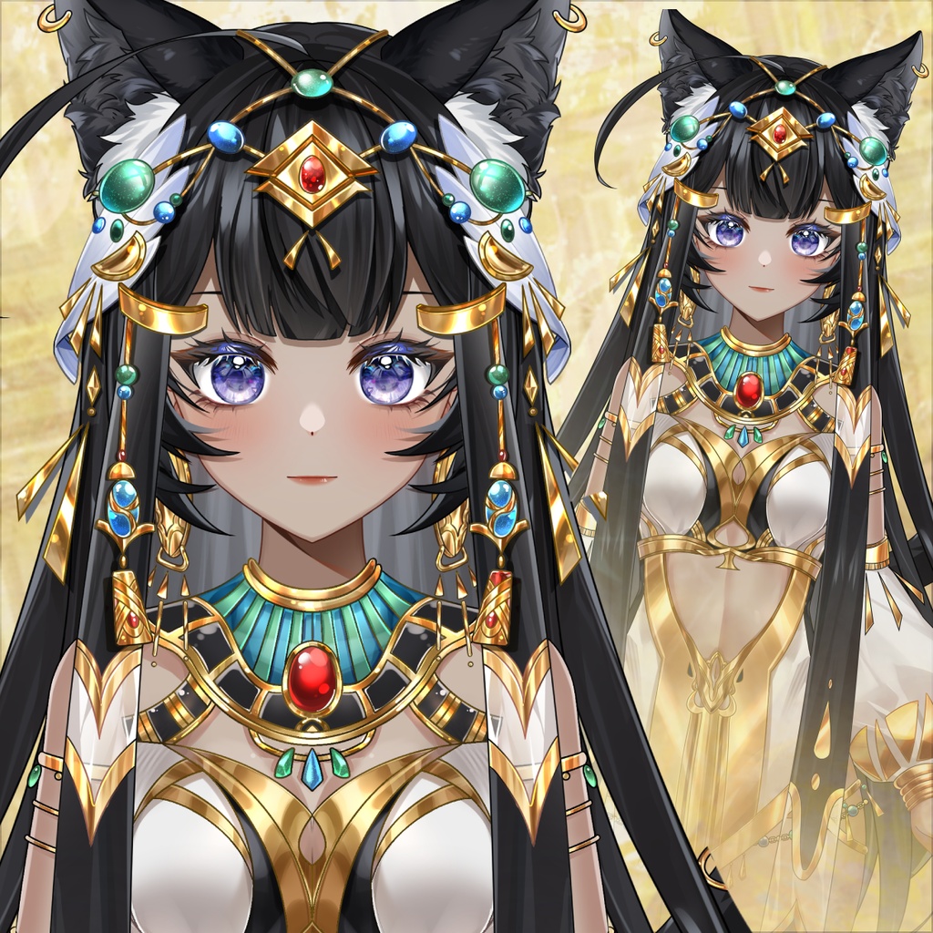 【汎用モデル】猫耳少女 Live2Dモデル VTubeStudio対応 / 商用利用可 Premade Vtuber Avatar Cat Girl