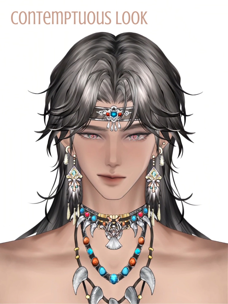 【汎用モデル】褐色肌 部族少年 腹筋 Live2Dモデル VTubeStudio対応 / 商用利用可 Premade Vtuber Avatar Tanned Anime Boy Model Tribal Outfit Wild Fantasy Style