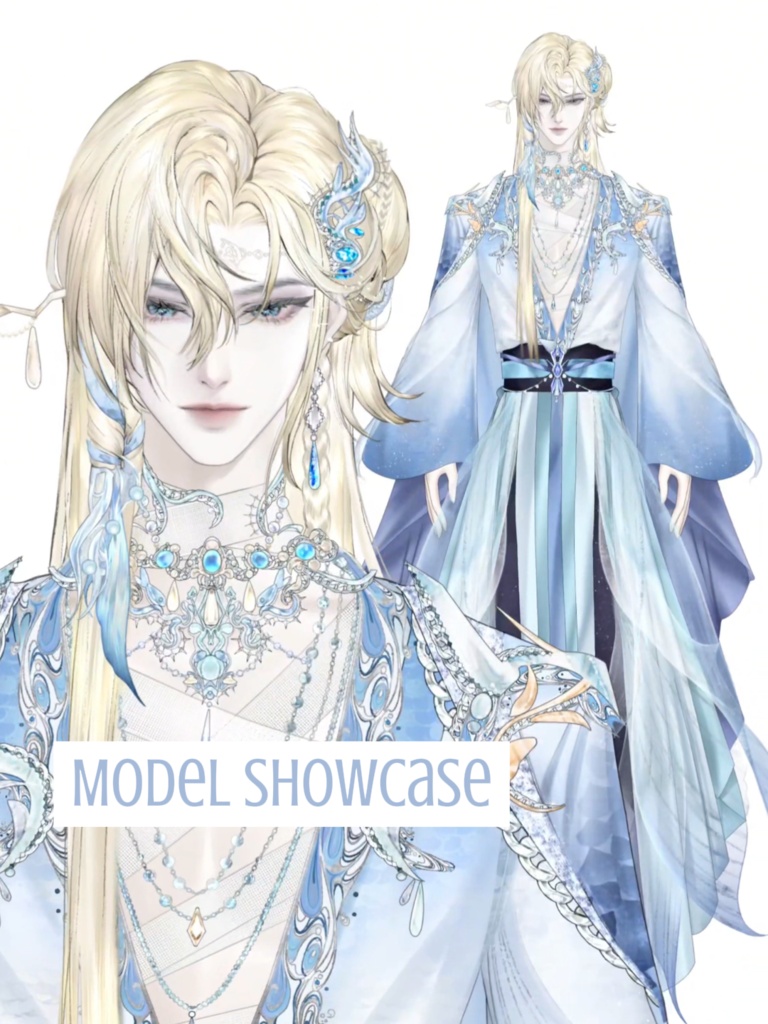 【汎用モデル】人魚少年 マーマン 海 男性アバター Live2Dモデル VTubeStudio対応 / 商用利用可 Male Merman Prince Anime Model Premade Model | Ready to use | Vtube Studio | Live2d Model | Vtuber Design
