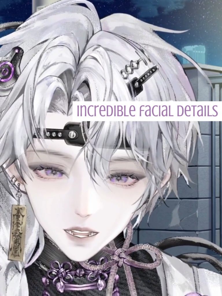 【汎用モデル】中華男性アバター Live2Dモデル VTubeStudio対応 / 商用利用可 Premade Vtuber Avatar Anime Boy Model Cyber Oriental Style