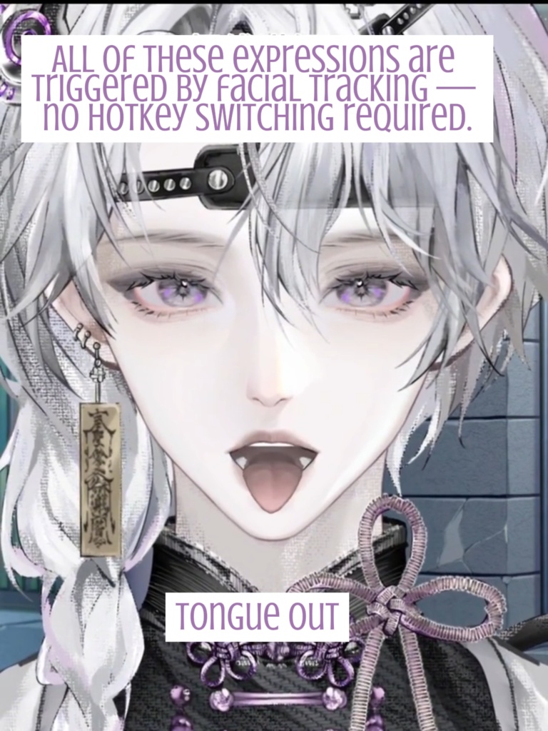 【汎用モデル】中華男性アバター Live2Dモデル VTubeStudio対応 / 商用利用可 Premade Vtuber Avatar Anime Boy Model Cyber Oriental Style
