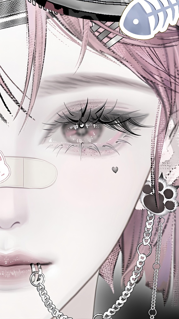 【汎用モデル】クール系女性アバター 運動風 Live2Dモデル VTubeStudio対応 / 商用利用可 Premade Vtuber Avatar Female Premade Model | Pink Hair | Casual Outfit | Ready to use | Vtube Studio | Live2d Model | Vtuber Design