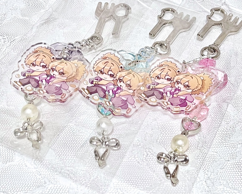 6色展開アクリルキーホルダー【鉢雷】