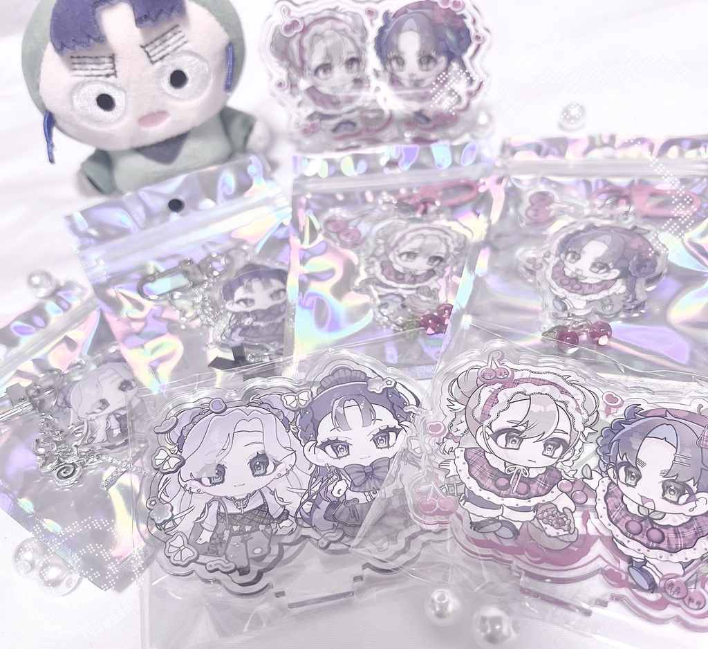 アクリルキーホルダー【六ろ】