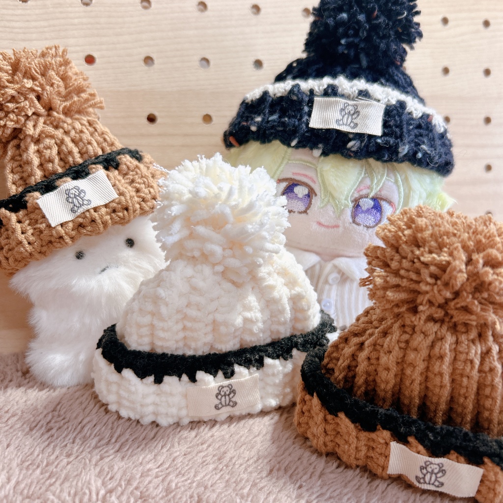 【knit】ニット帽 / ぬいぐるみ用